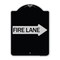 Signmission Fire Lane Right Arrow Heavy-Gauge Aluminum Architectural Sign, 24" x 18", BS-1824-24391 A-DES-BS-1824-24391 - alternate 1